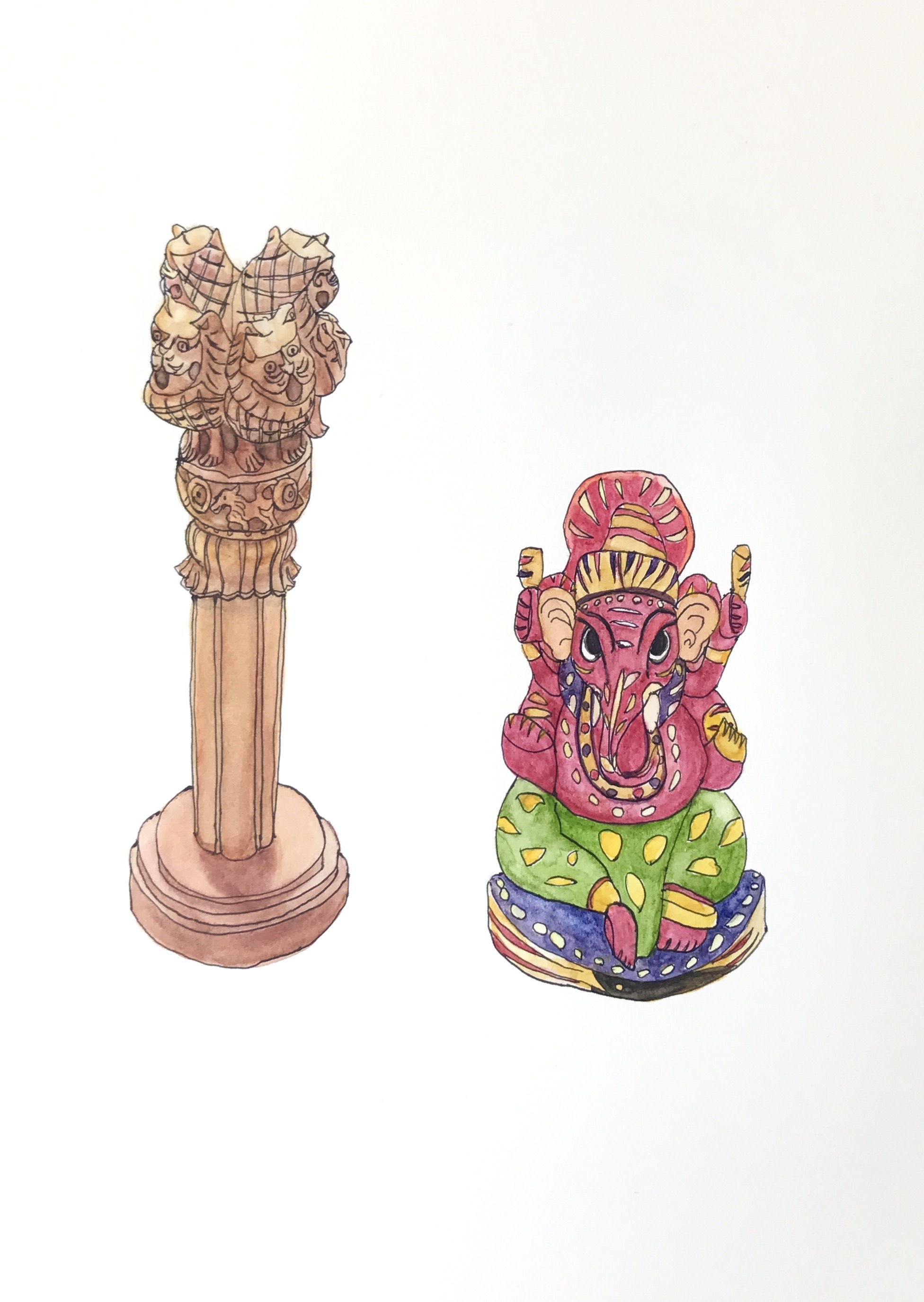 wood carvings from India